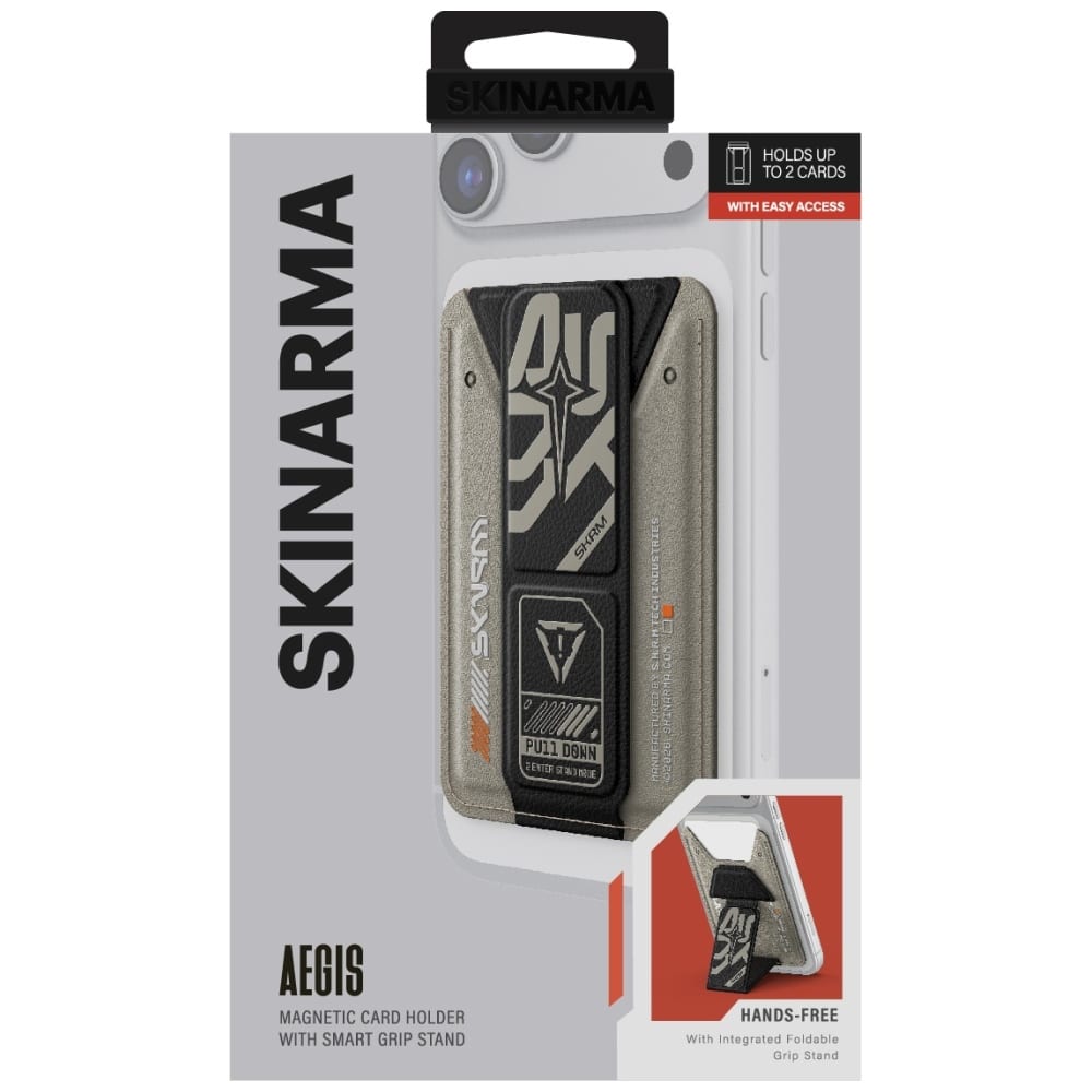 Wallet Skinarma Kado Aegis Magnetic Cardholder Grip Stand γκρι - Image 3