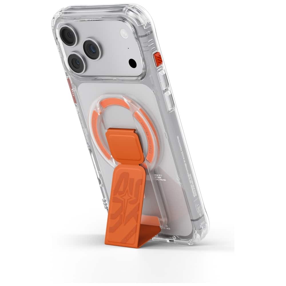 Skinarma Magnetic handle Arch XE Phaze Smart Grip-Stand πορτοκαλί - Image 3