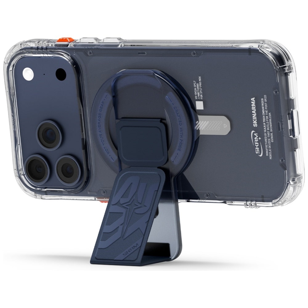 Skinarma Magnetic handle Arch XE Phaze Smart Grip-Stand μπλε - Image 4