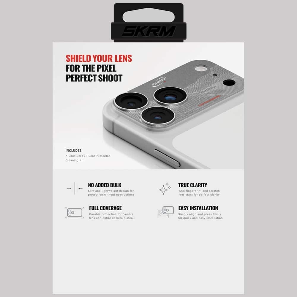Skinarma Sonix Camera Lens Glass Full Aluminium για iPhone 17 Pro ασημί - Image 3