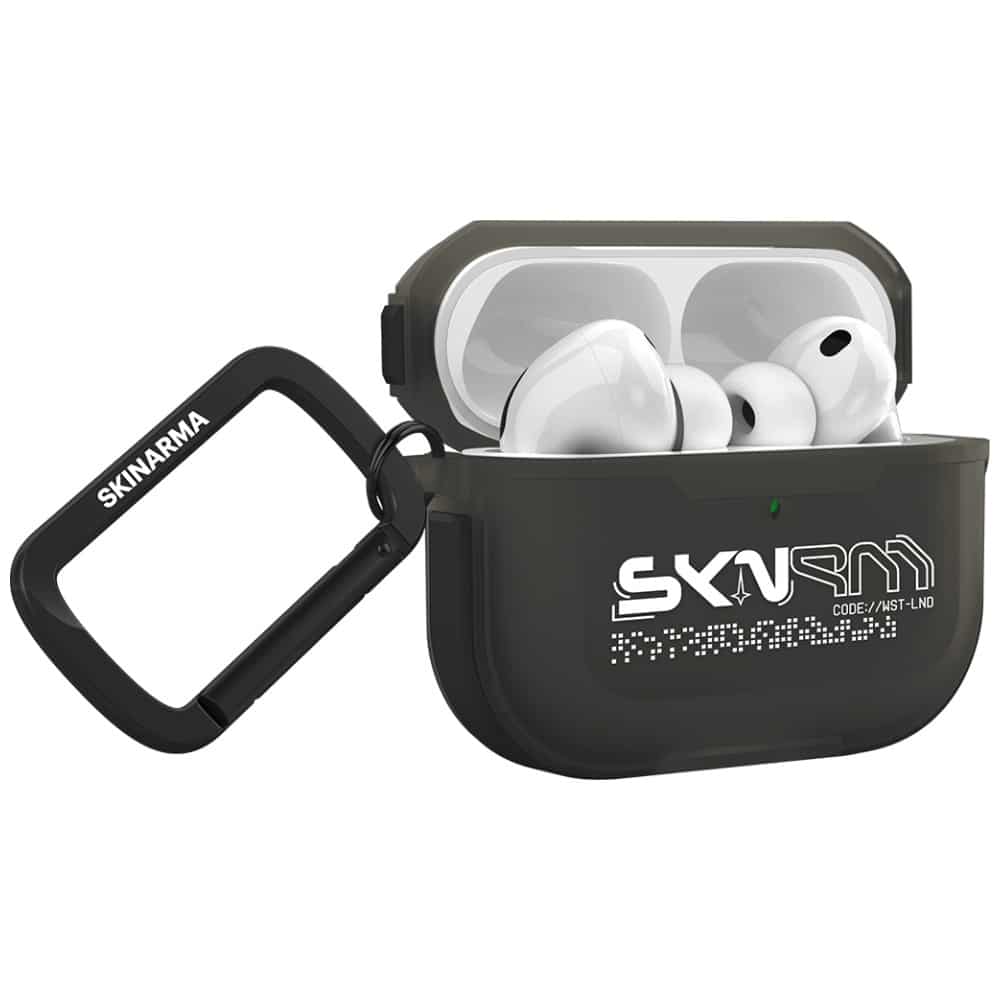 Case Skinarma Kinzoku για AirPods Pro 3 καπνός - Image 2