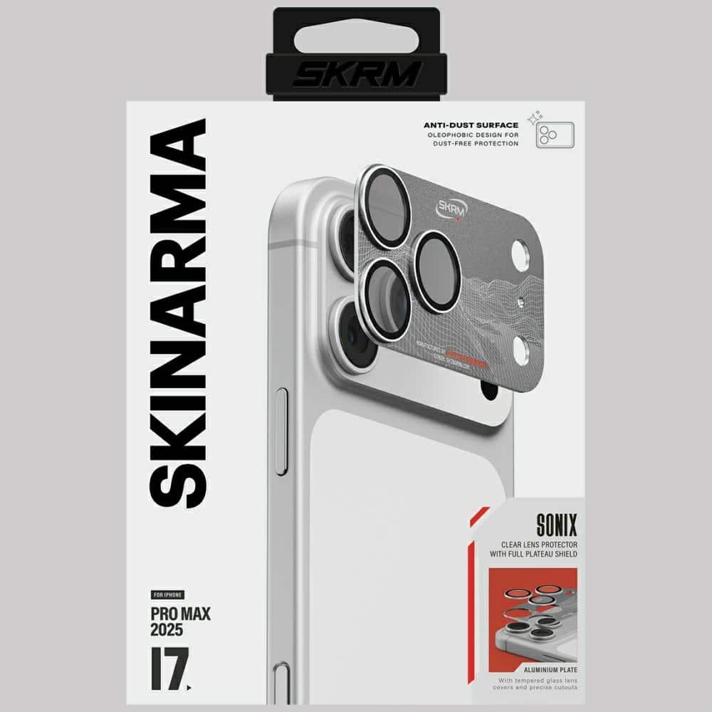 Skinarma Sonix Camera Lens Glass Full Aluminium για iPhone 17 Pro Max ασημί - Image 4