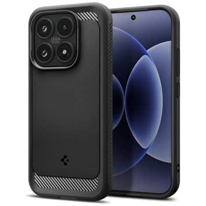 Spigen Rugged Armor - θήκη για Xiaomi 17 - Μαύρο