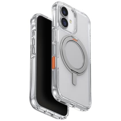 UNIQ Swivix 360° με Πτυσσόμενη Βάση - θήκη για Apple iPhone 17 - Διάφανο