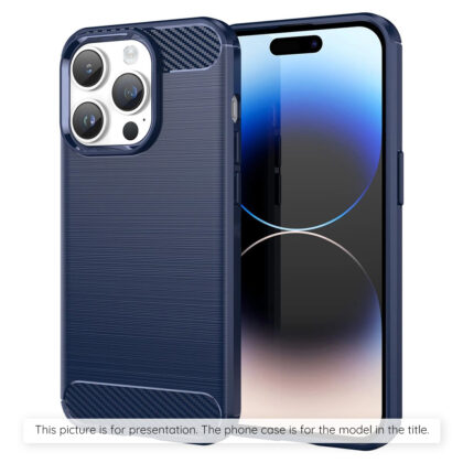 Techsuit Carbon Silicone - θήκη για Xiaomi Redmi Note 15 Pro+ 5G / Poco M8 Pro - Μπλε