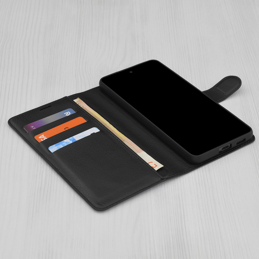 Techsuit Leather Folio - θήκη για Xiaomi Redmi Note 15 Pro - Μαύρο - Image 3