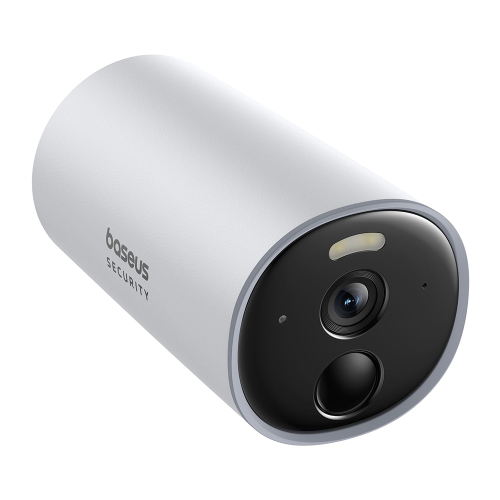 Baseus - Εξωτερική Κάμερα Ασφαλείας B1 (S0SV002130) - 2K, 8GB, Αμφίδρομη Ομιλία, Νυχτερινή Όραση, IP67, 7.800mAh - Λευκό - Image 3