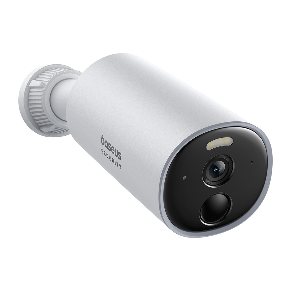 Baseus - Εξωτερική Κάμερα Ασφαλείας B1 (S0SV002130) - 2K, 8GB, Αμφίδρομη Ομιλία, Νυχτερινή Όραση, IP67, 7.800mAh - Λευκό - Image 4