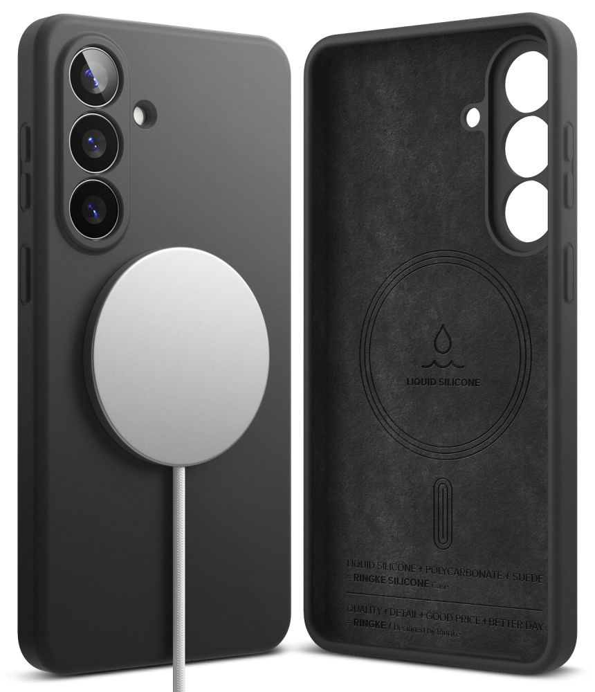Ringke Silicone Magnetic - θήκη για Samsung Galaxy S26+ - Μαύρο - Image 2