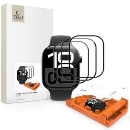 TECH-PROTECT EASY SET FLEX+ - θήκη για Apple Watch 10 / 11 - Μαύρο