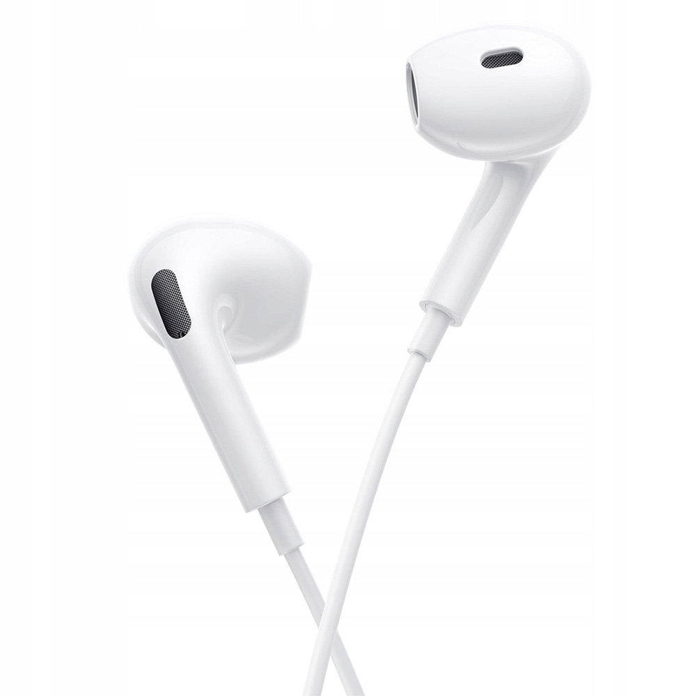 Baseus - Ενσύρματα ακουστικά Encok CZ19 (A00182201213-00) - Type-C, οδηγοί 13mm, ημι-εντός αυτιού 60°, πανκατευθυντικό μικρόφωνο - λευκό - Image 2