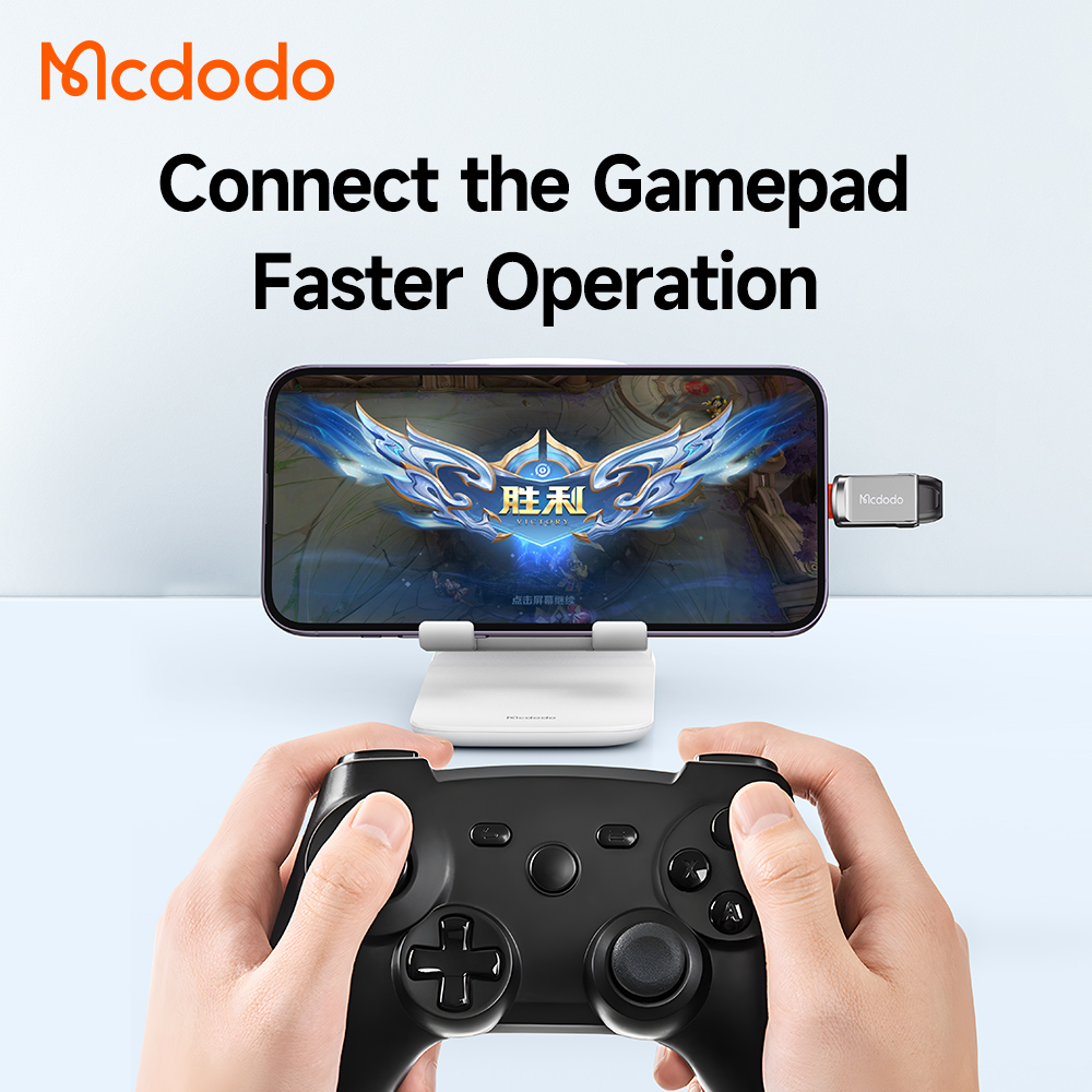 Mcdodo - Προσαρμογέας OTG (OT-8600) - USB3.0 σε Lightning, κράμα ψευδαργύρου, 5.0Gbps - Σκούρο γκρι - Image 6