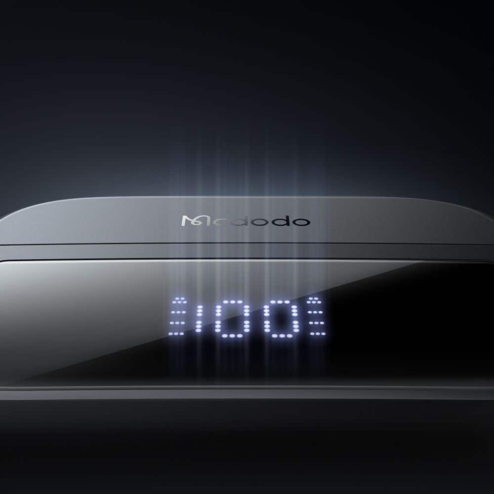 Mcdodo - Ασύρματα ακουστικά σειράς B04 (HP-3290) - Bluetooth V5.3, IPX4, Αληθινά ασύρματα, ψηφιακή οθόνη, με κορδόνι - Μαύρο - Image 6
