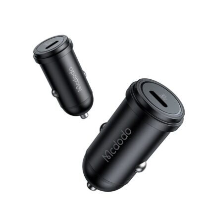 Mcdodo - Φορτιστής Αυτοκινήτου Obsidian Series (CC-7491) - Τύπου-C, PD30W, Έξυπνο Ολοκληρωμένο κύκλωμα, Μίνι Μέγεθος, 1,2m - Μαύρο