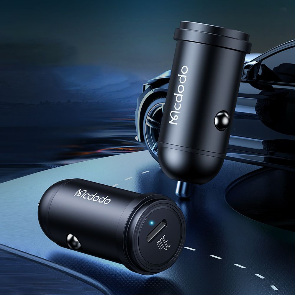 Mcdodo - Φορτιστής Αυτοκινήτου Obsidian Series (CC-7491) - Τύπου-C, PD30W, Έξυπνο Ολοκληρωμένο κύκλωμα, Μίνι Μέγεθος, 1,2m - Μαύρο - Image 6
