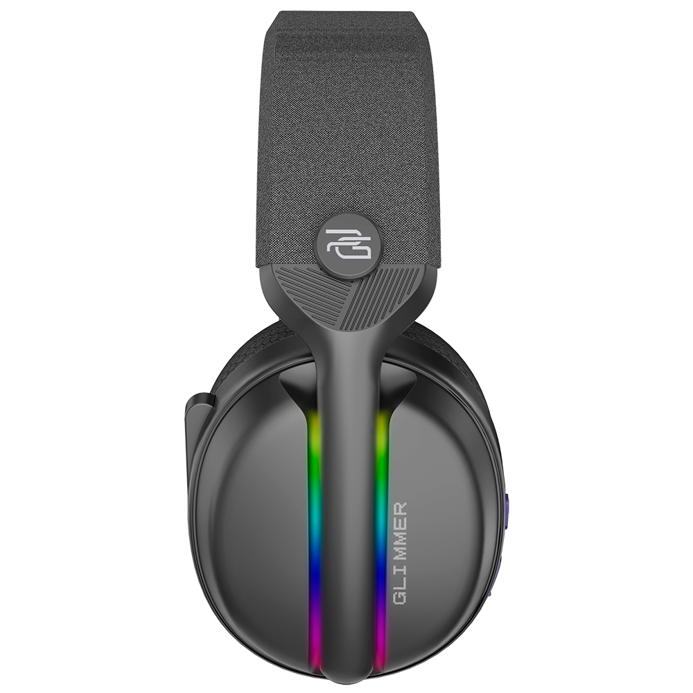 Proove - Ακουστικά Gaming Glimmer (WHGL00022016) - με Μικρόφωνο, 2.4GHz, Bluetooth 5.4, RGB, Ø40mm, 900mAh - Μαύρο/Μωβ - Image 3