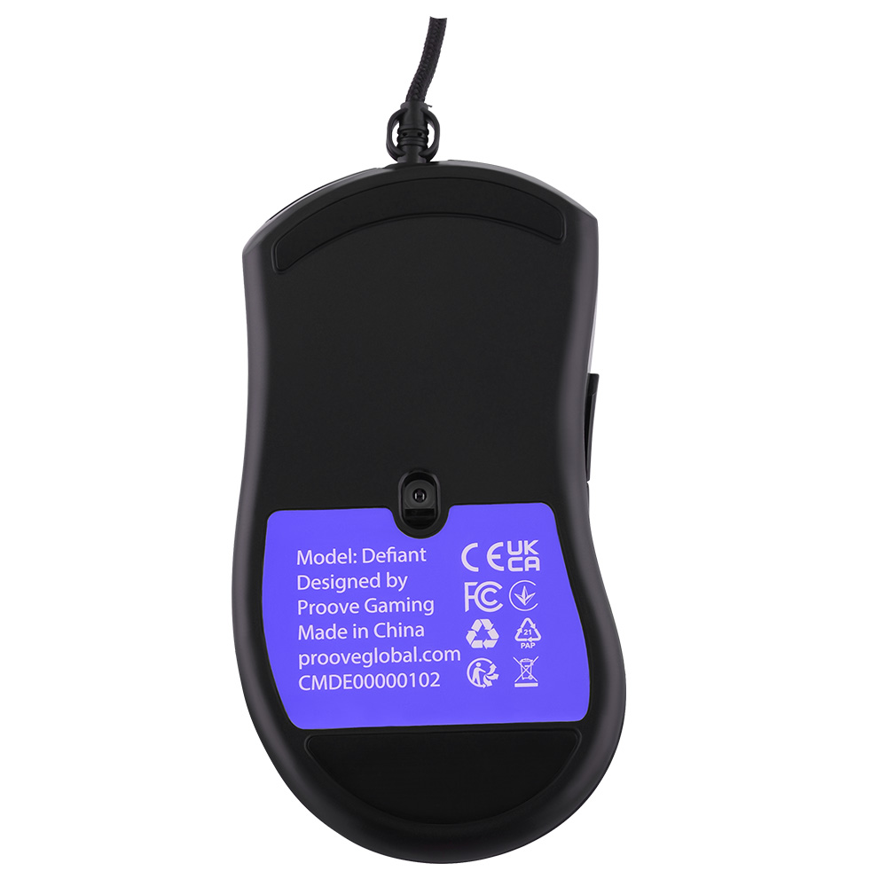 Proove - Ενσύρματο ποντίκι Defiant (CMDE00000102) - για παιχνίδια, USB, LED, 7 κουμπιά, 7200DPI, Windows, MacOS, Linux, 1,5 m - Μαύρο - Image 6