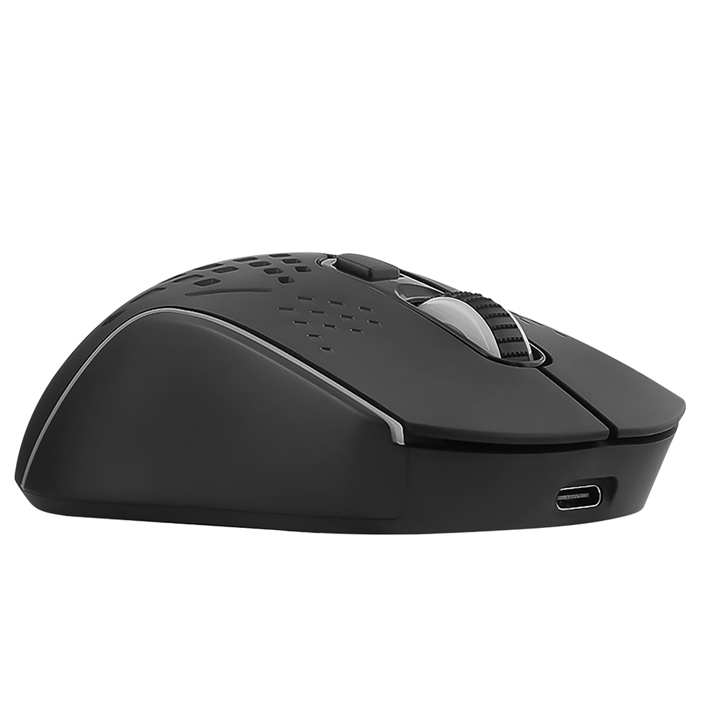 Proove - Ασύρματο Ποντίκι Buzz (WMBU00022401) - για Gaming, 2.4GHz, USB-C, Εργονομικό, LED, 6 Κουμπιά, 800-4800DPI, 1.5m - Μαύρο - Image 5