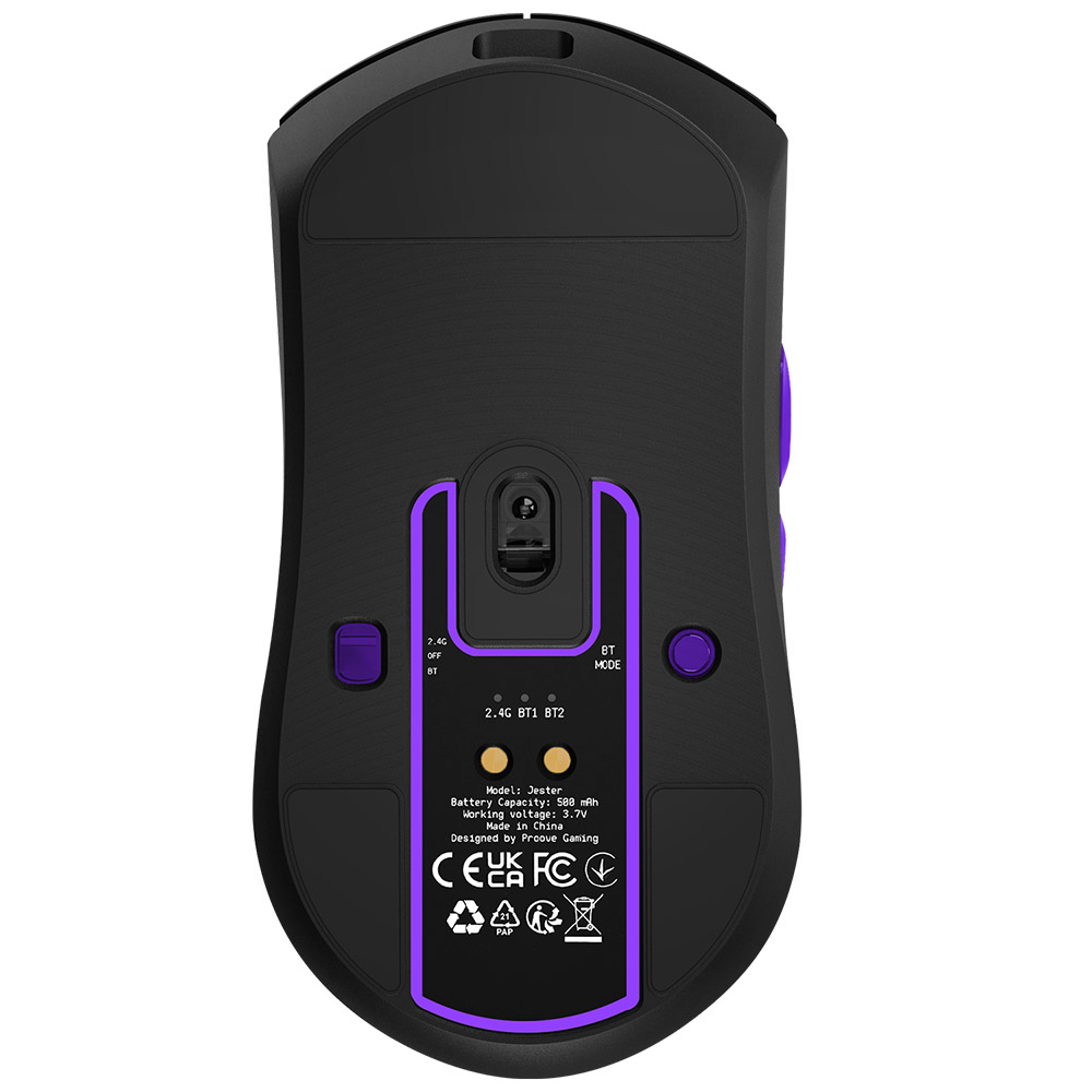 Proove - Ασύρματο Ποντίκι Jester 8K (WMJS00022001) - για Gaming, Οθόνη OLED, 7 Κουμπιά, 800-26000DPI, 500mAh, 1.5m - Μαύρο - Image 5