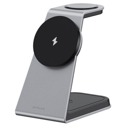 Proove - Ασύρματος Σταθμός Φόρτισης Omni Power (WSOP15020003) - MagSafe, 3 σε 1, για iPhone, AirPods, Apple Watch, 15W - Γκρι
