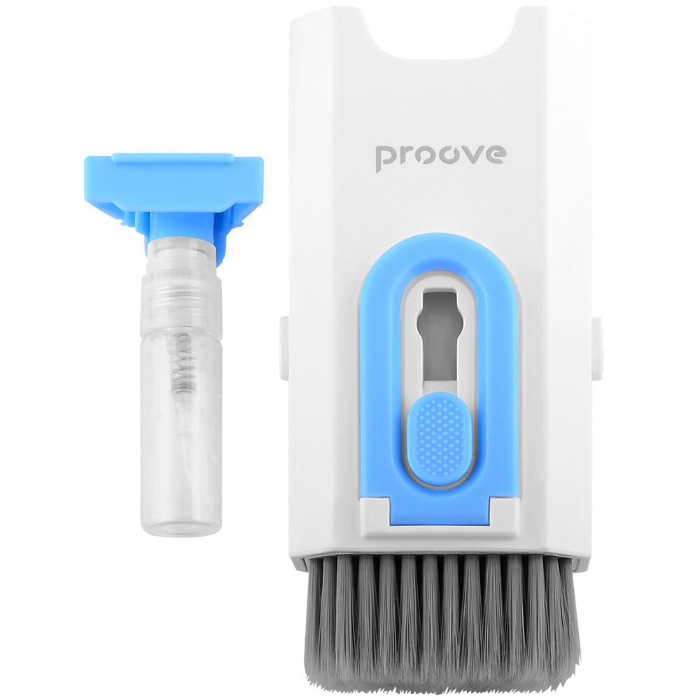 Proove - Πολυλειτουργικό Σετ Καθαρισμού Mr. Cleaner (MCS00000802) - για Laptop, Τηλέφωνο με Βάση, Αναδιπλούμενη Βούρτσα - Λευκό - Image 6