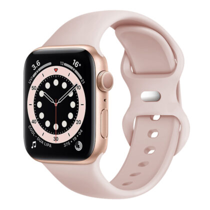 Techsuit Watchband (W031) - θήκη για Apple Watch 10 / 38mm (1st gen) 42mm 6 7 8 9 Edition Series 2 3 5 SE (2022) 1 Aluminum 11 4 Sport Ultra - Ροζ