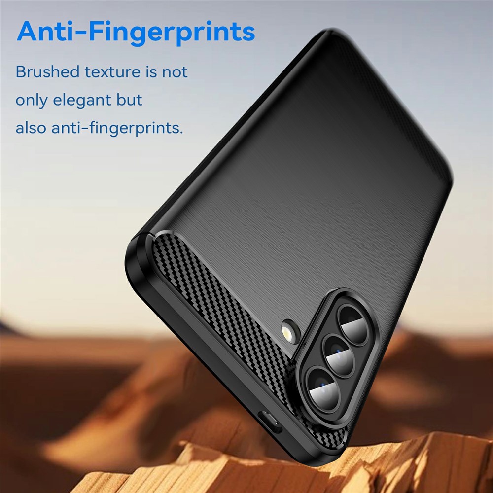 Techsuit Carbon Silicone - θήκη για Samsung Galaxy A57 - Μαύρο - Image 5
