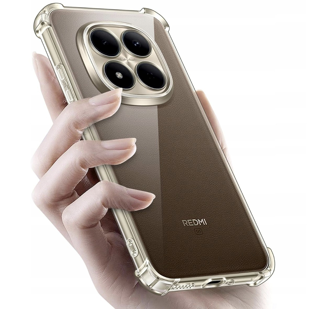Techsuit Shockproof Clear Silicone - θήκη για Xiaomi Redmi Note 15 Pro+ 5G / Poco M8 Pro - Διάφανο - Image 4