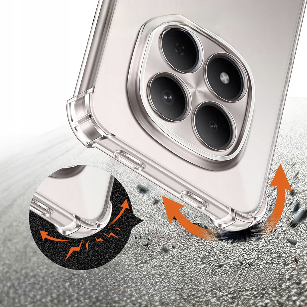 Techsuit Shockproof Clear Silicone - θήκη για Xiaomi Redmi Note 15 Pro - Διάφανο - Image 5