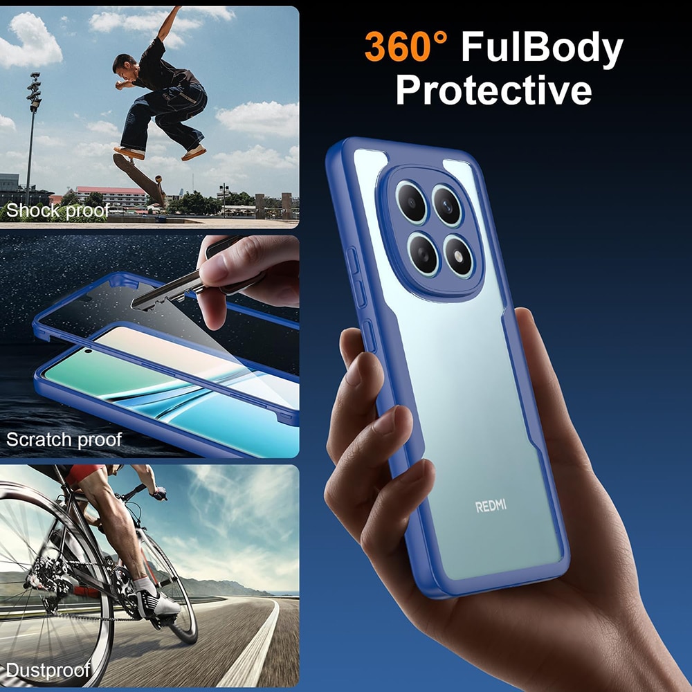 Techsuit ColorVerse 360 Series - θήκη για Xiaomi Redmi Note 15 - Διάφανο - Image 5