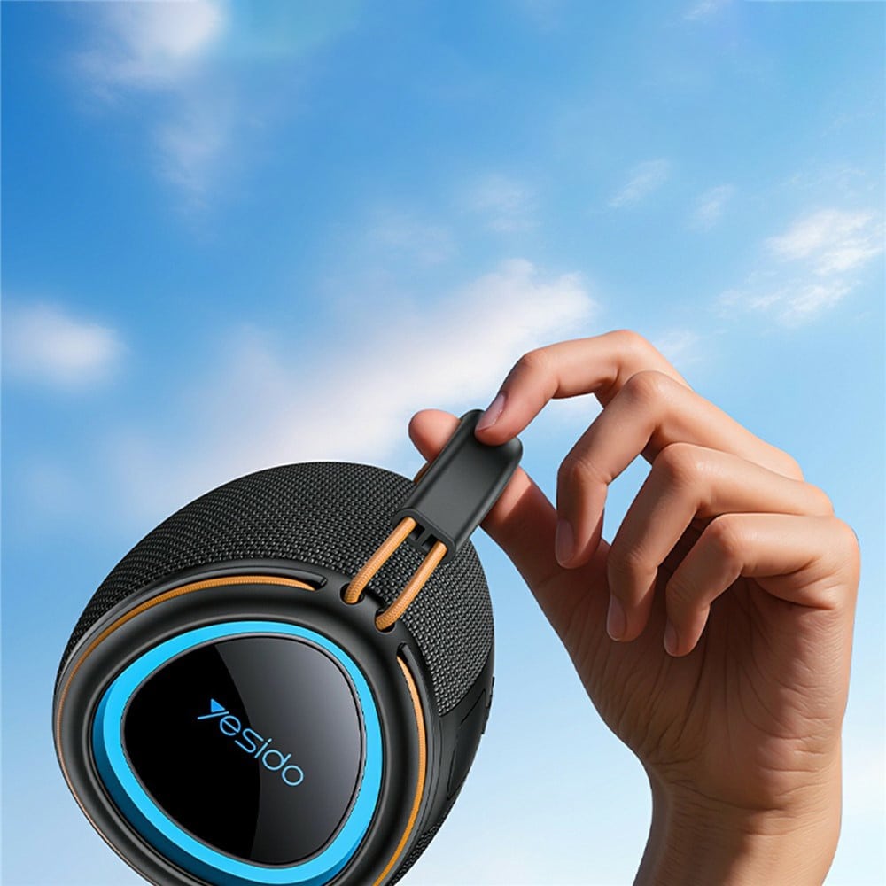 Yesido - Ασύρματο ηχείο (YSW40) - Bluetooth 5.3, Type-C, Κάρτα TF, USB, 1200mAh, 8W - Μαύρο - Image 3