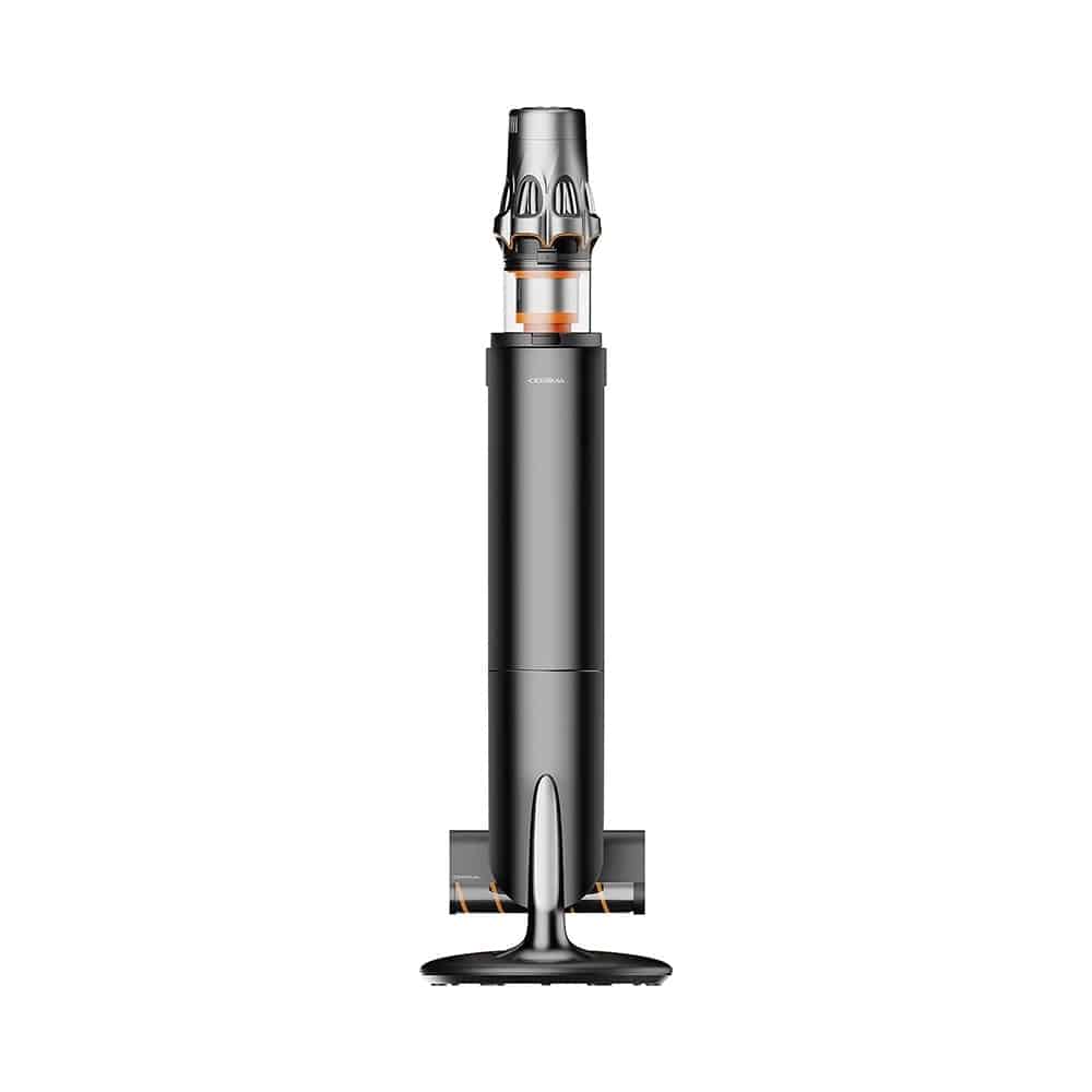 Deerma - Ασύρματη ηλεκτρική σκούπα (Σταθμός T50W XT) - 27000Pa, 600W, 2500mAh, HEPA, Τεχνολογία κυκλώνα, Οθόνη LED - Μαύρο - Image 2