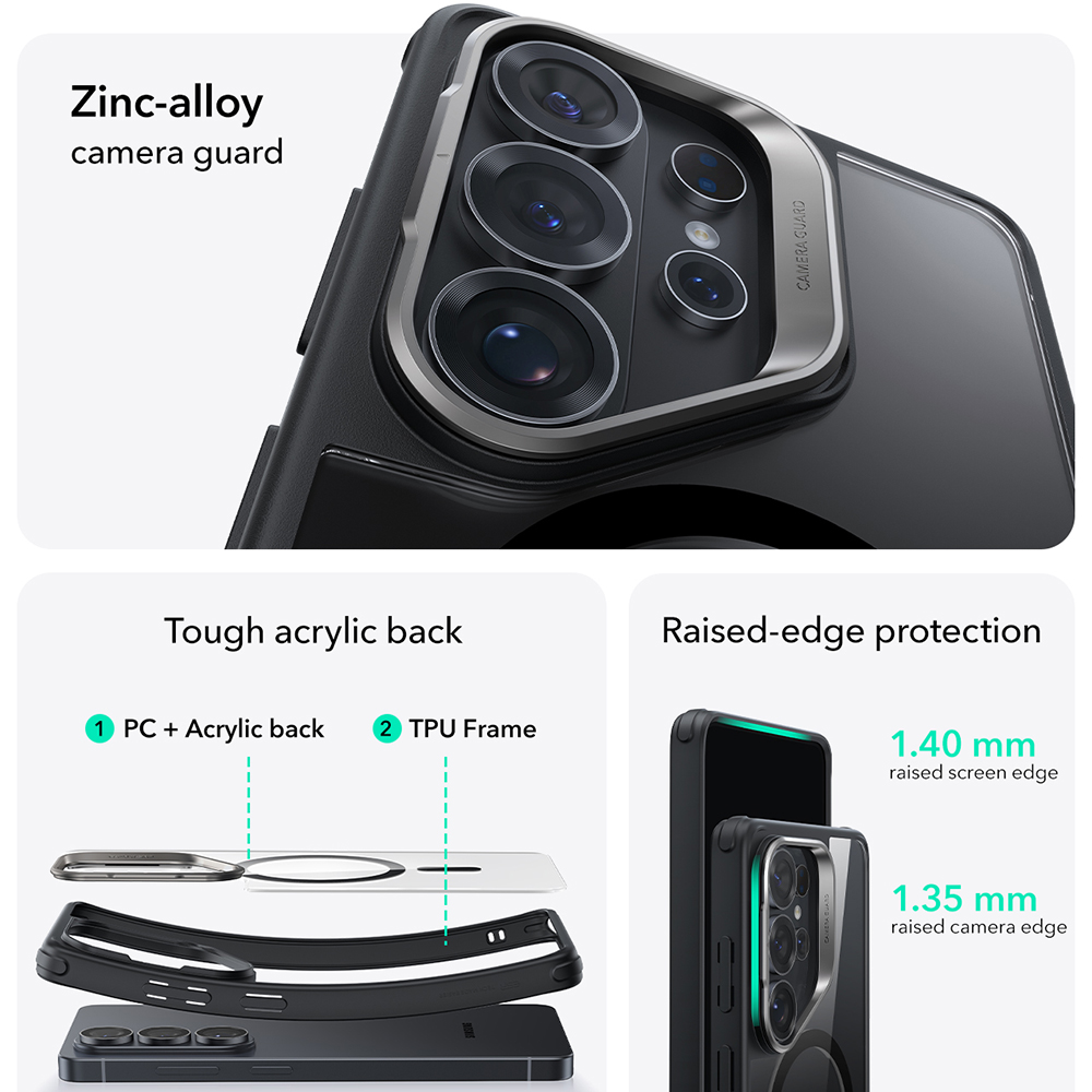 ESR Classic Hybrid HaloLock - θήκη για Samsung Galaxy S26 Ultra - Διάφανο - Image 7