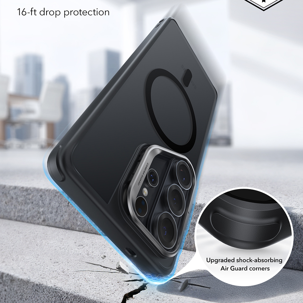 ESR Classic Hybrid HaloLock - θήκη για Samsung Galaxy S26 Ultra - Μαύρο - Image 7