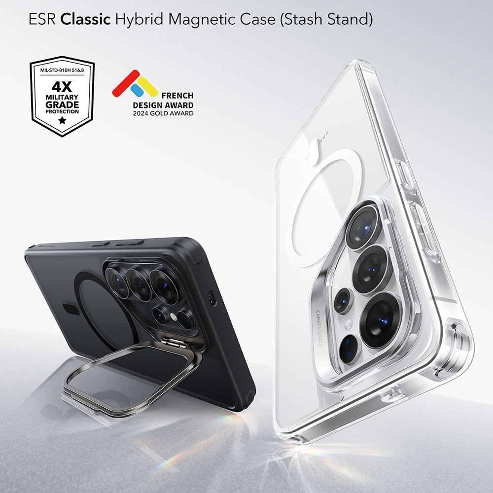 ESR Classic Hybrid HaloLock - θήκη για Samsung Galaxy S26 Ultra - Μαύρο - Image 2