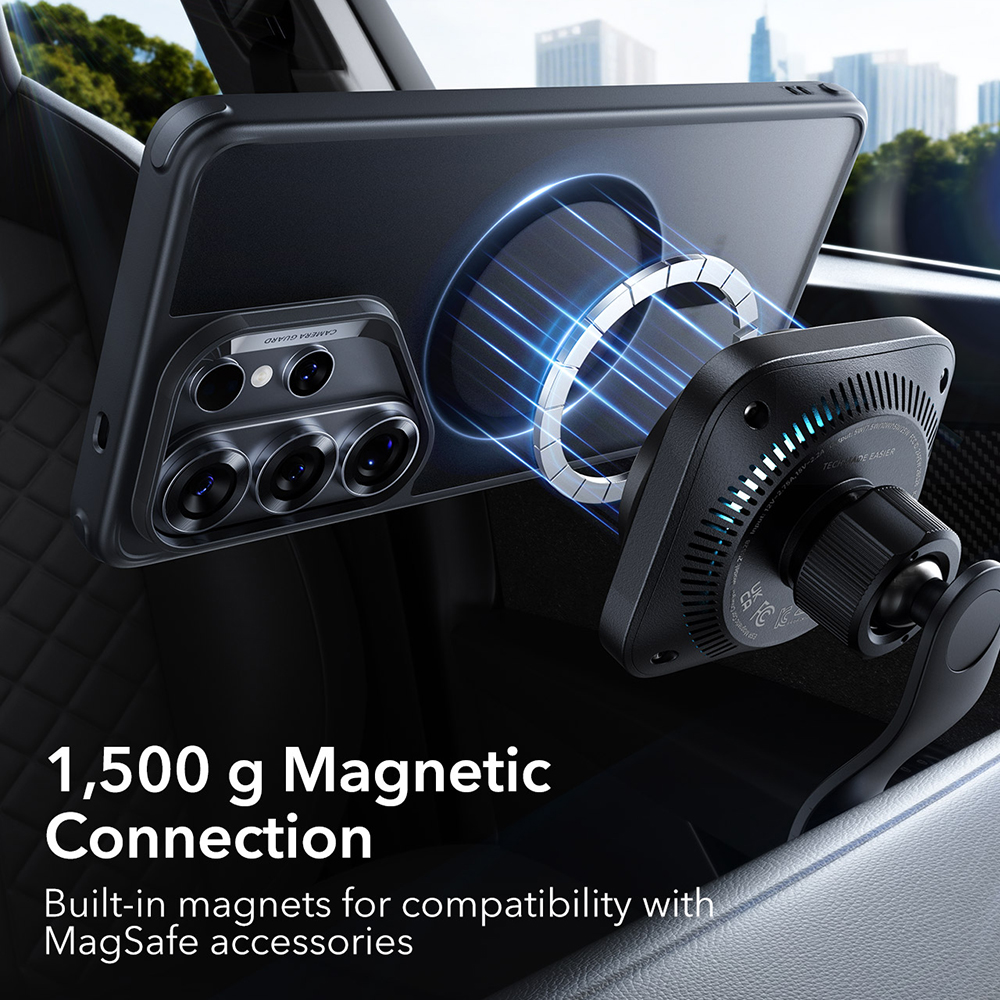ESR Classic Hybrid HaloLock - θήκη για Samsung Galaxy S26 Ultra - Μαύρο - Image 7