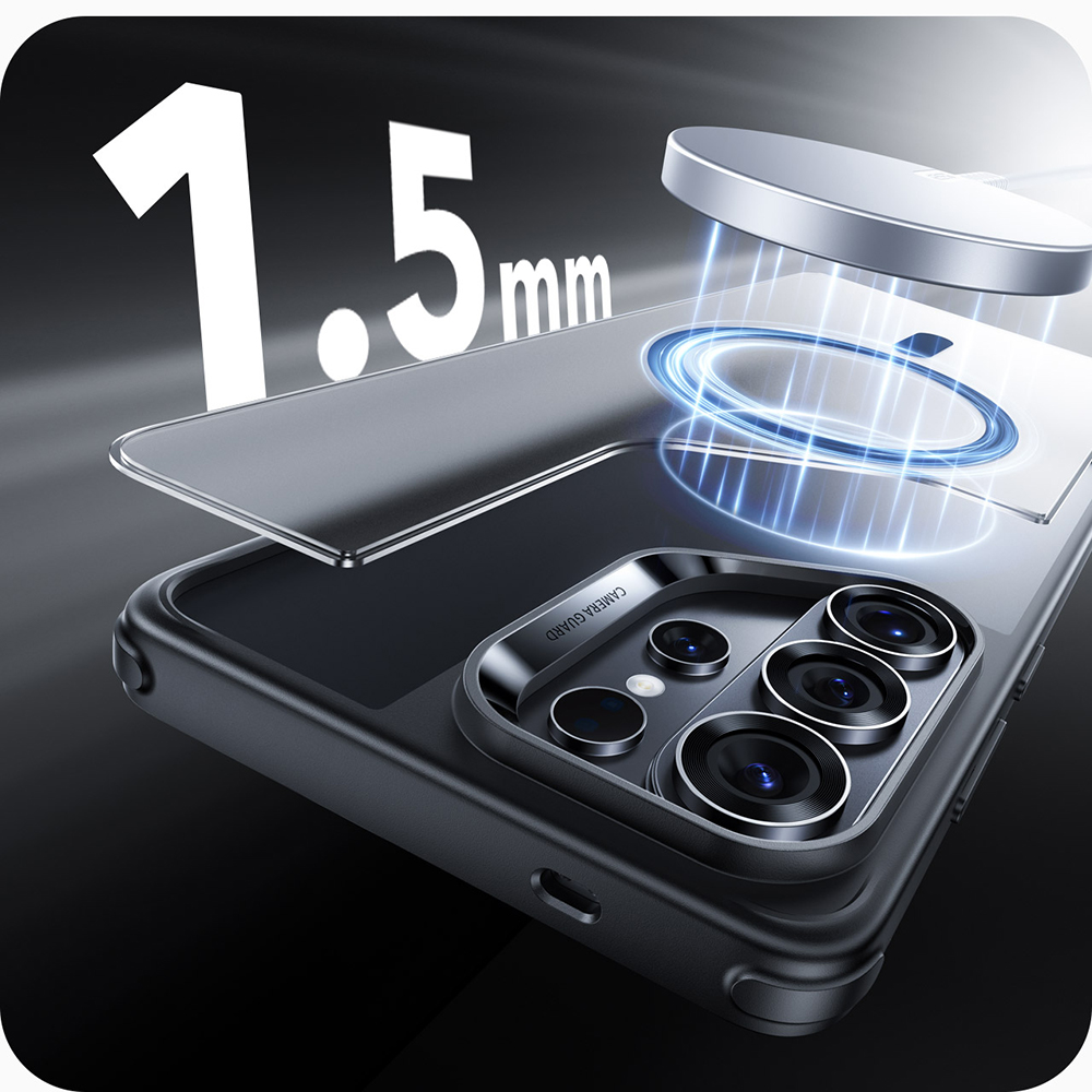 ESR Classic Hybrid HaloLock - θήκη για Samsung Galaxy S26 Ultra - Μαύρο - Image 5