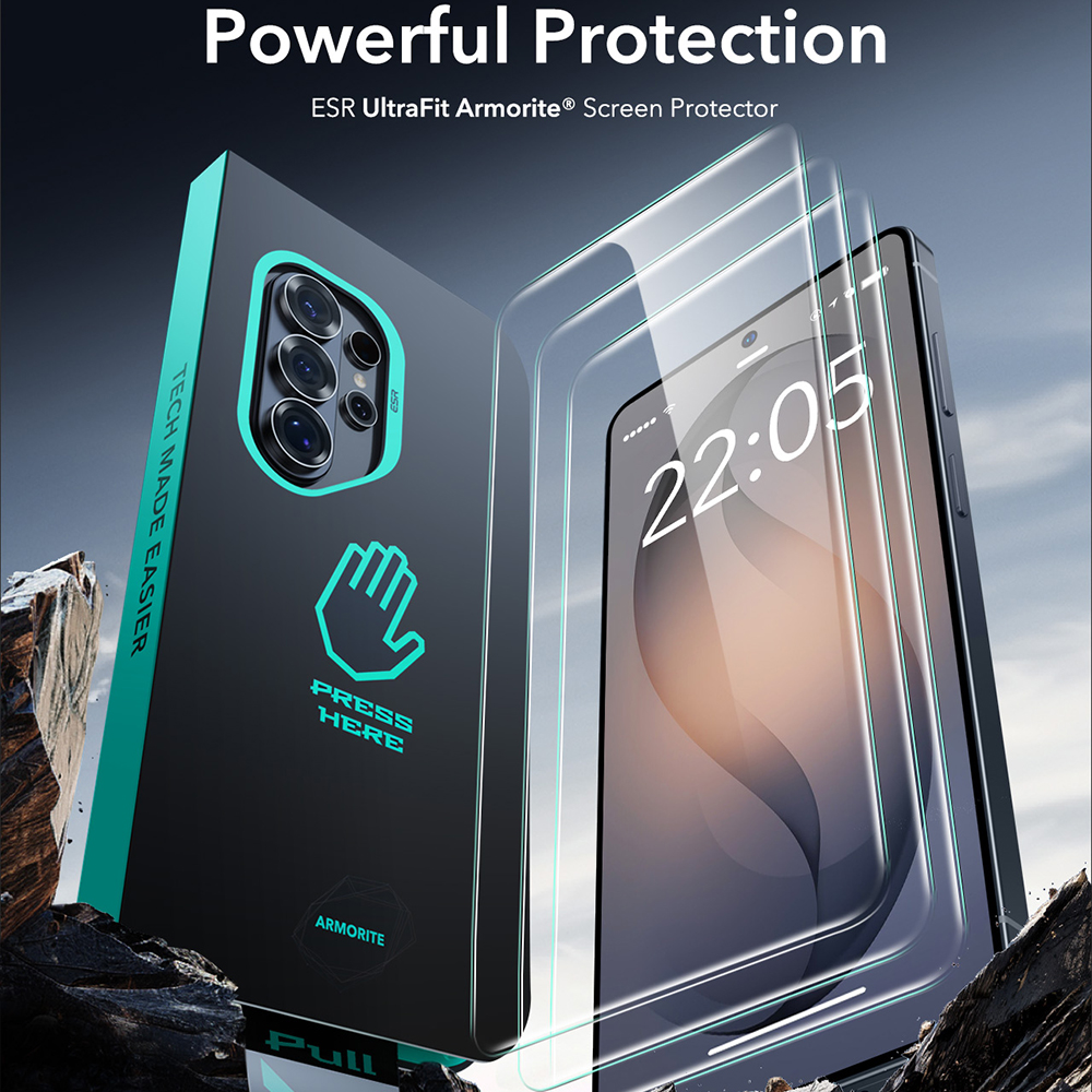 ESR - Προστατευτικό οθόνης Armorite (2 τεμάχια) - Samsung Galaxy S26 Ultra - Διαφανές - Image 3