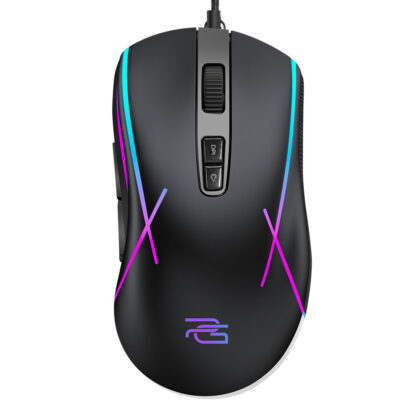 Proove - Ενσύρματο ποντίκι Defiant (CMDE00000102) - για παιχνίδια, USB, LED, 7 κουμπιά, 7200DPI, Windows, MacOS, Linux, 1,5 m - Μαύρο