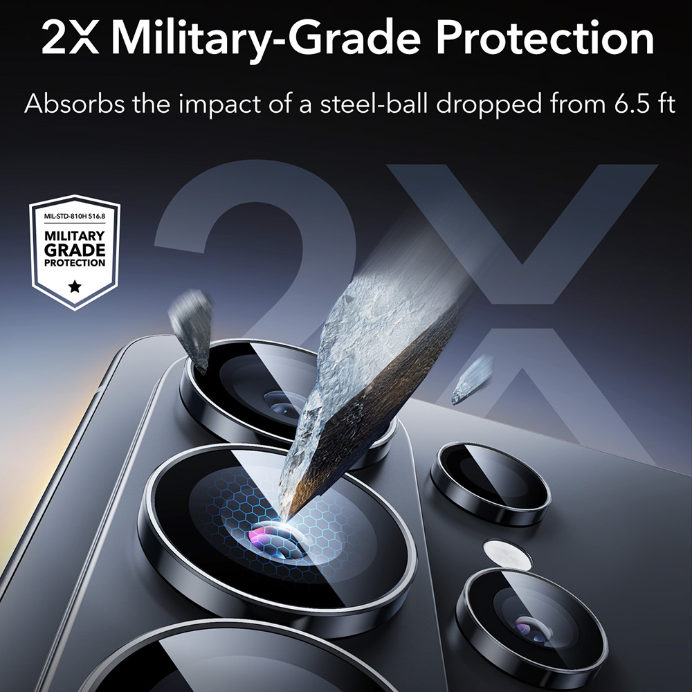 ESR - Προστατευτικά φακών κάμερας Armorite - Samsung Galaxy S26 Ultra - Μαύρο - Image 3