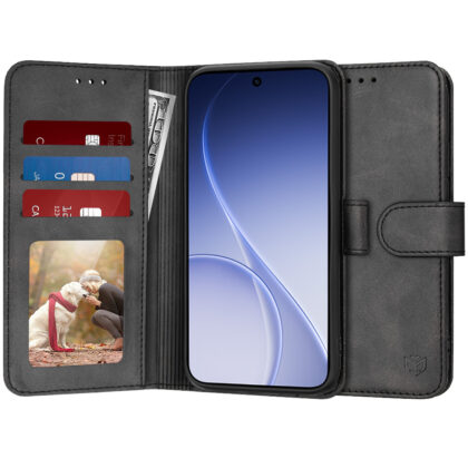 Techsuit Diary Book - θήκη για Oppo Reno15 F / FS 5G - Μαύρο