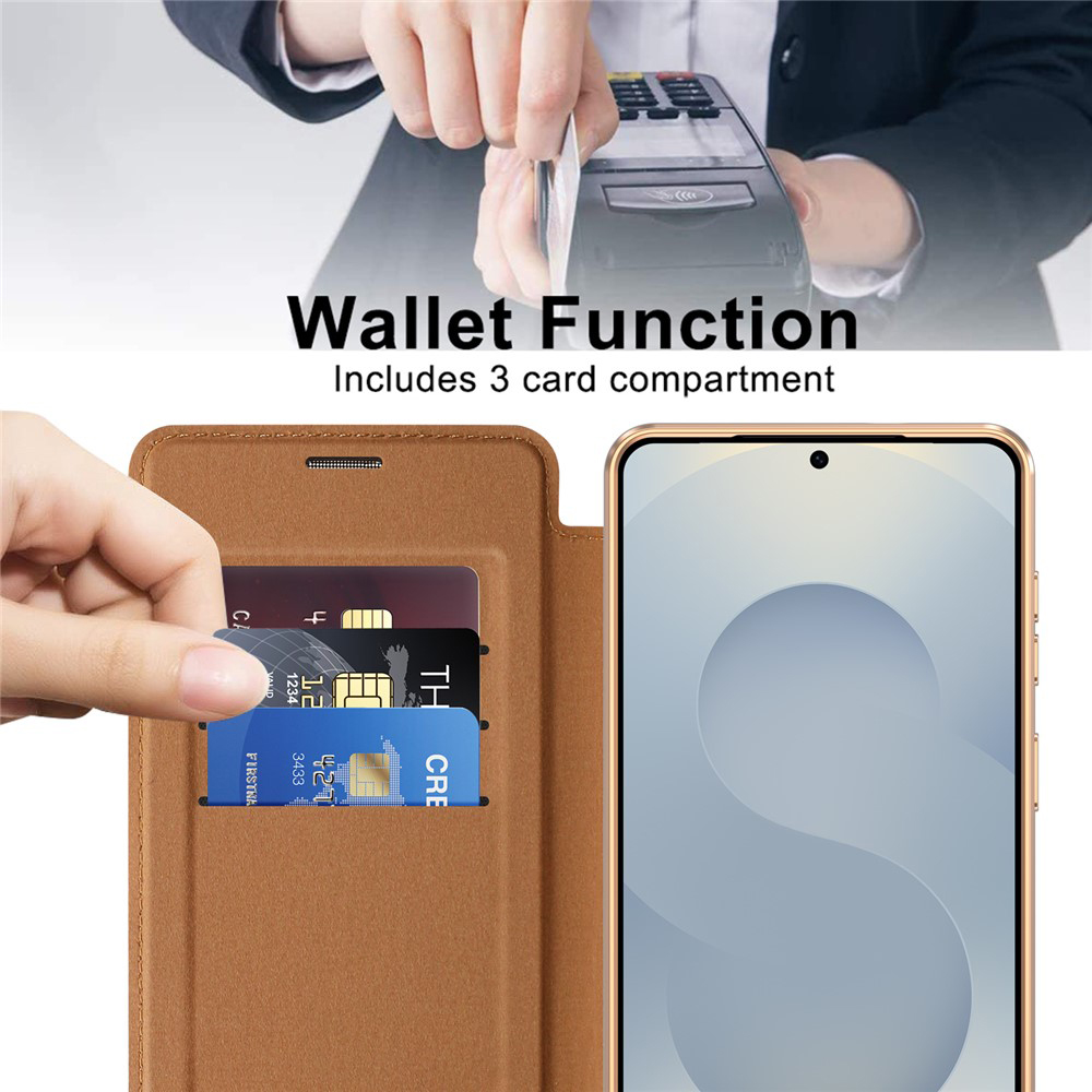 Techsuit - Θήκη SmartMag Book - Samsung Galaxy S26 Plus - Καφέ - Image 6