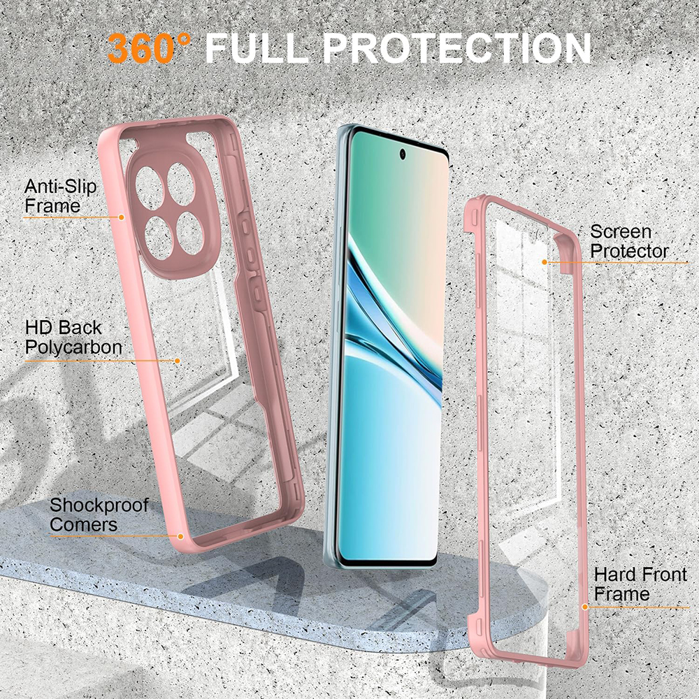 Techsuit ColorVerse 360 Series - θήκη για Xiaomi Redmi Note 15 / Poco M8 - Ροζ - Image 2