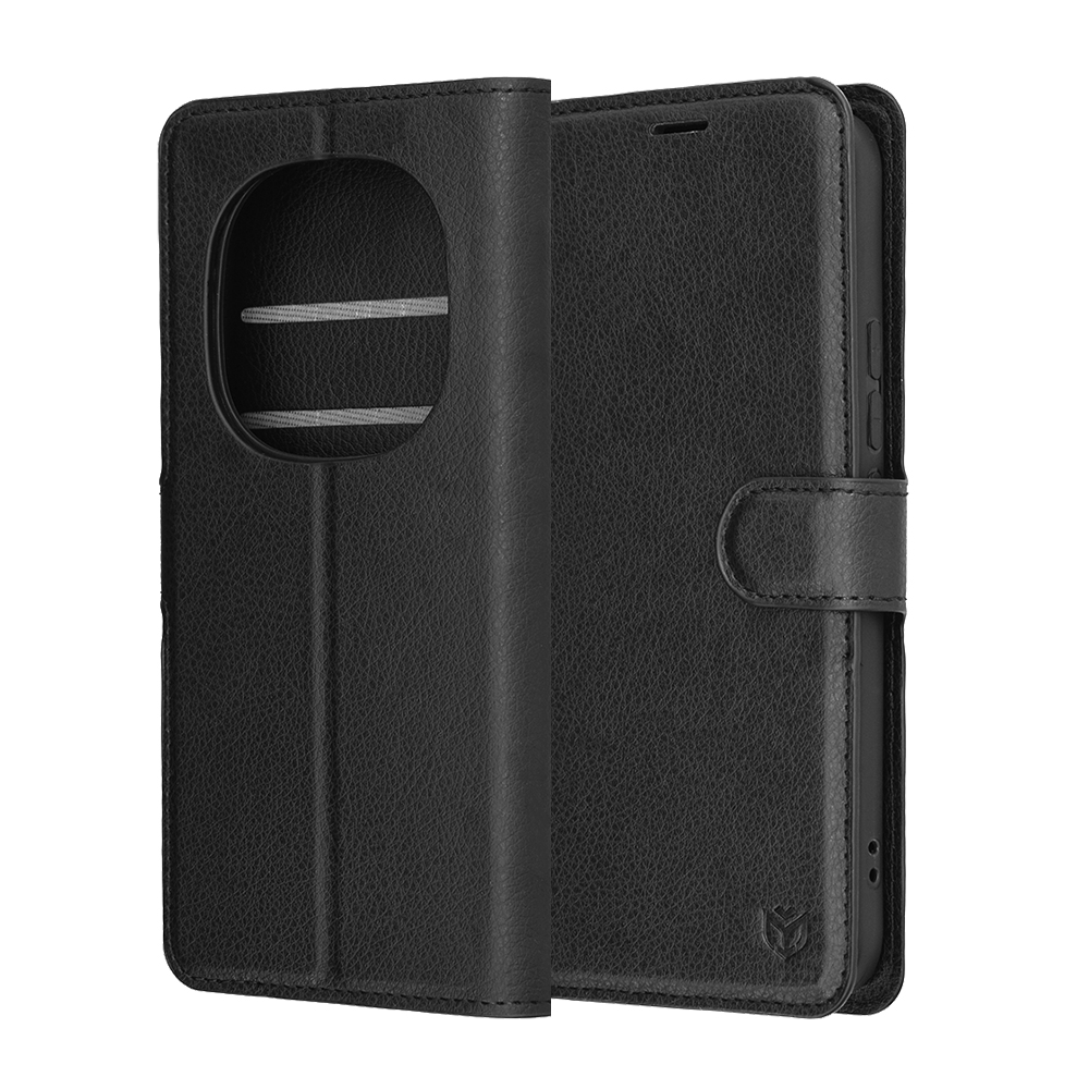 Techsuit Leather Folio - θήκη για Xiaomi Redmi Note 15 Pro / Pro+ 5G Poco M8 - Μαύρο - Image 6