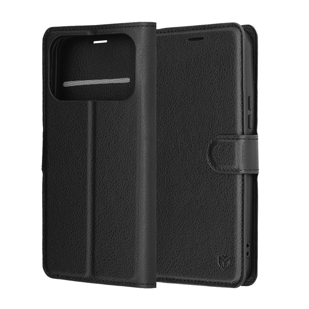 Techsuit Leather Folio - θήκη για Xiaomi Poco F8 Ultra - Μαύρο - Image 6