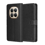Techsuit Leather Folio - θήκη για Xiaomi Redmi Note 15 Pro / Pro+ 5G Poco M8 - Μαύρο