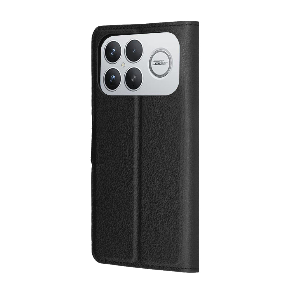 Techsuit Leather Folio - θήκη για Xiaomi Poco F8 Ultra - Μαύρο - Image 5