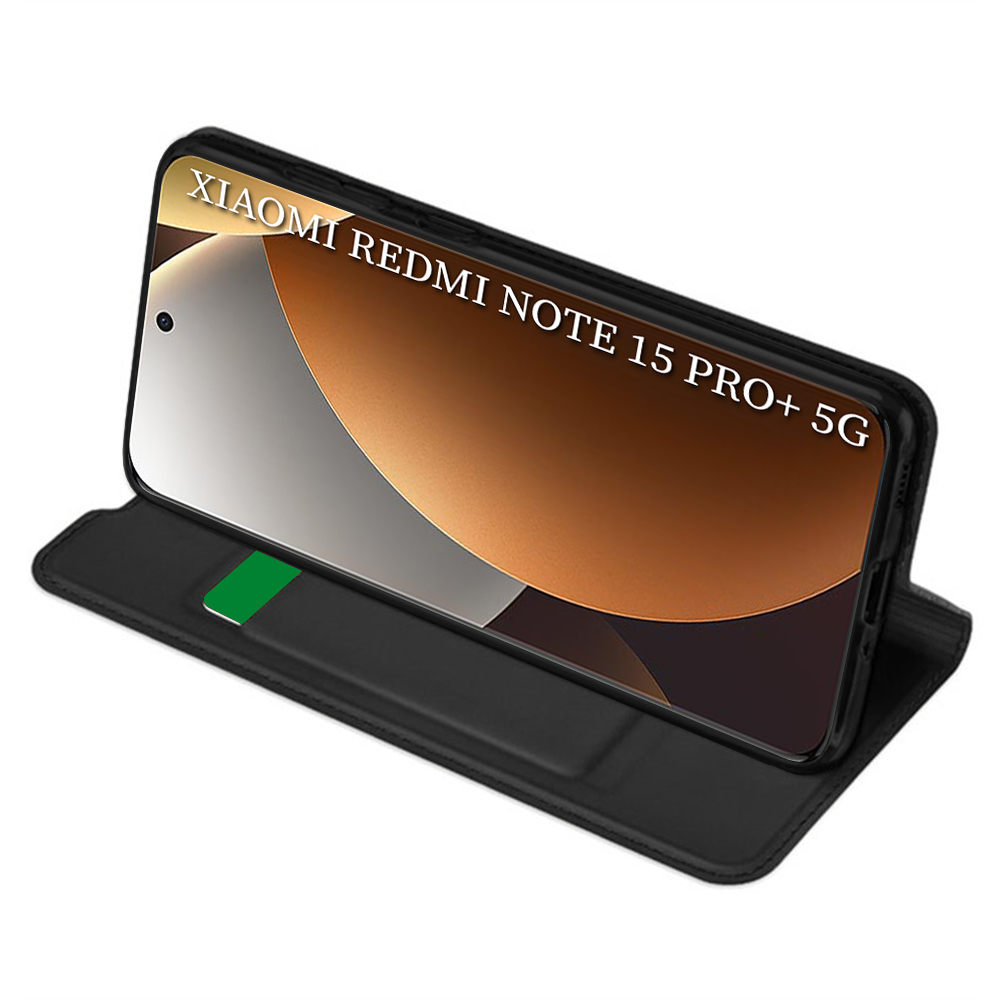 Techsuit Magskin Book - θήκη για Xiaomi Redmi Note 15 Pro+ 5G / Poco M8 Pro - Μαύρο - Image 2