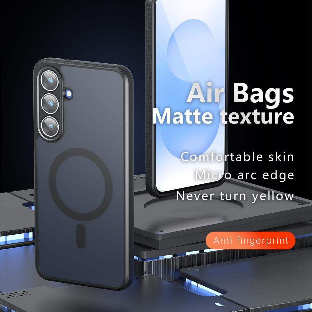 Techsuit - PureFrost MagSafe - Samsung Galaxy S26 Plus - Μαύρο σε Γκρι χρώμα - Image 5
