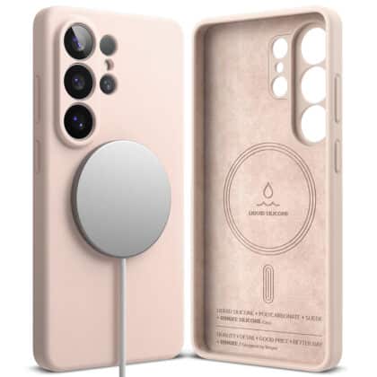 Ringke Silicone MagSafe - θήκη για Samsung Galaxy S26 Ultra - Ροζ